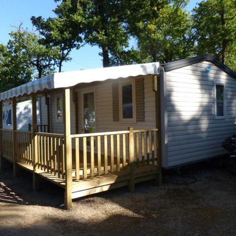 MOBILE HOME 6 people - Standard 22-28m² - 2 bedrooms - covered terrace + TV