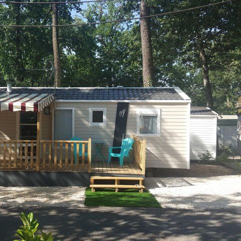 MOBILE HOME 8 people - Comfort 24-34m² - 3 bedrooms - covered terrace + TV