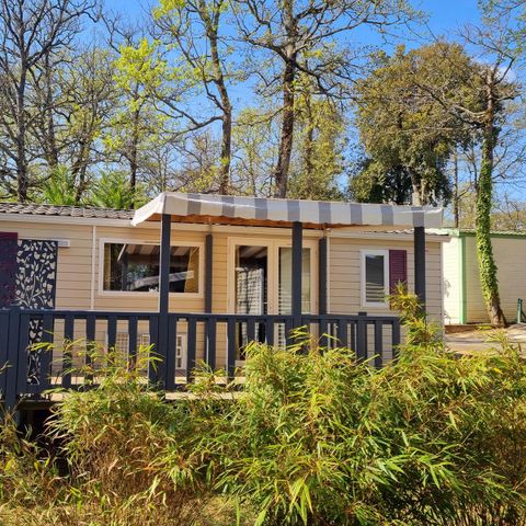 MOBILE HOME 8 people - Comfort 24-34m² - 3 bedrooms - covered terrace + TV