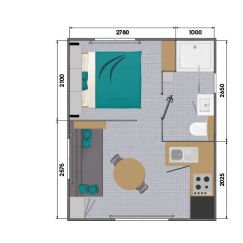 MOBILE HOME 2 people - Mobile-home ATOLL**** sleeps 2