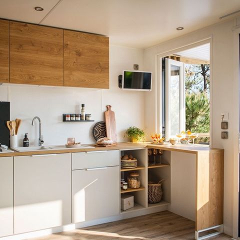 MOBILE HOME 4 people - FAMILY PREMIUM, 28 m² with air conditioning
