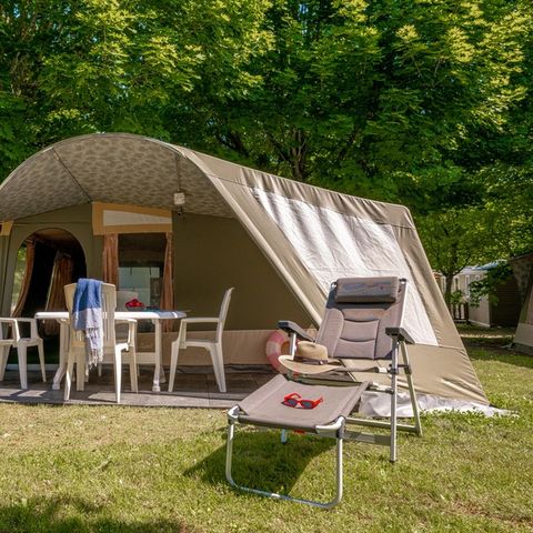 TENT 6 people - Nature Tent - 2 bedrooms (no sanitary facilities)
