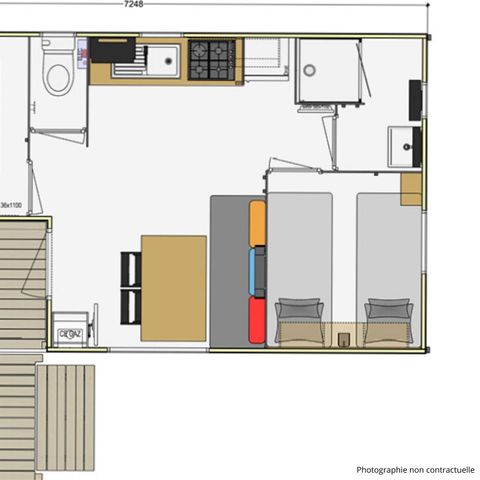 Mobile home 4 persons - MELIFERA