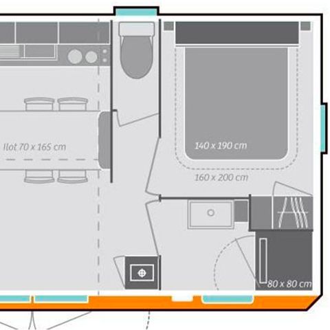 MOBILE HOME 5 people - 2017 | O'Hara 784 2 Bedroom Terrace