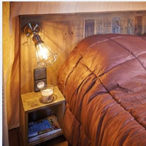 CANVAS AND WOOD TENT 5 people - Lodge Kenya 5 pers - 2 bedrooms