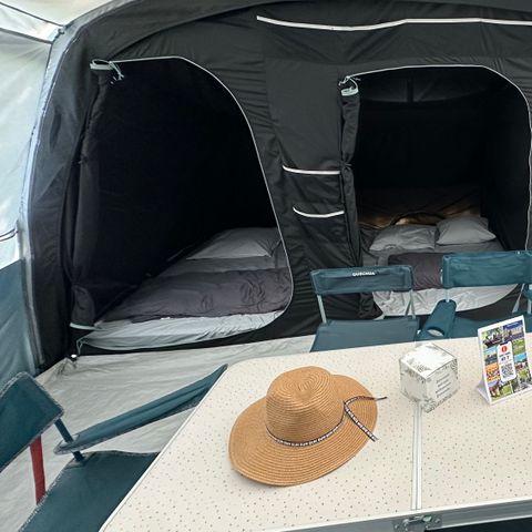 CANVAS AND WOOD TENT 5 people - Fully equipped tent package