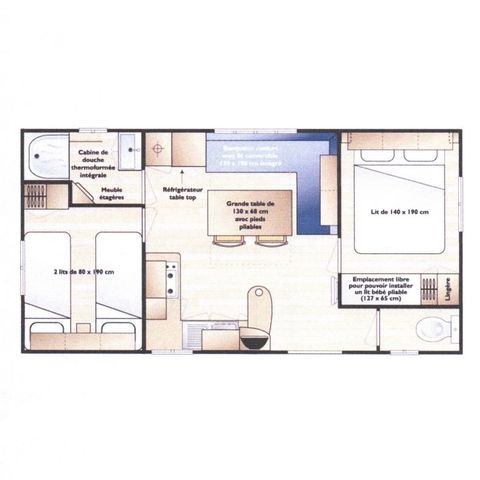Mobile home 6 persons - Super family mercury