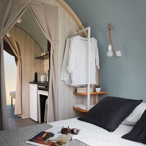 Canvas and wooden tent 2 persons - Bungalow Coco sweet