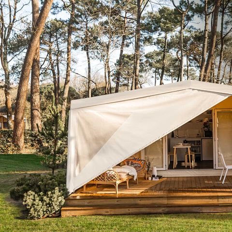 Canvas and wooden tent 2 persons - Coco sweet 2024