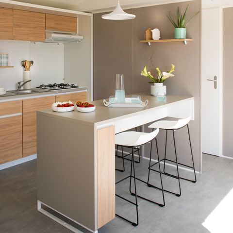 MOBILE HOME 6 people - Mobile home 28m² (2 bedrooms) + large 15m2 semi-covered terrace