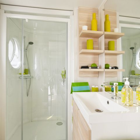 MOBILE HOME 16 people - Tribe 60m² (6 bedrooms) + large shared semi-covered terrace