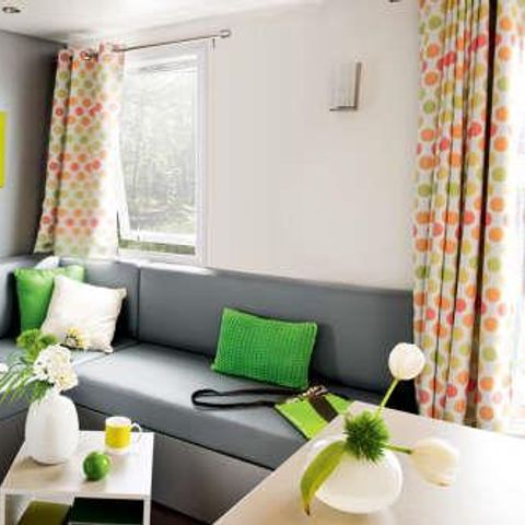 MOBILE HOME 16 people - Tribe 60m² (6 bedrooms) + large shared semi-covered terrace