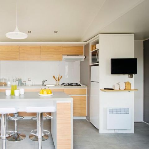 MOBILE HOME 16 people - Tribe 60m² (6 bedrooms) + large shared semi-covered terrace