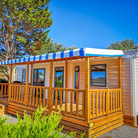 MOBILE HOME 6 people - Mobile Home 2 bed 4/6 pers Semi-covered terrace TV