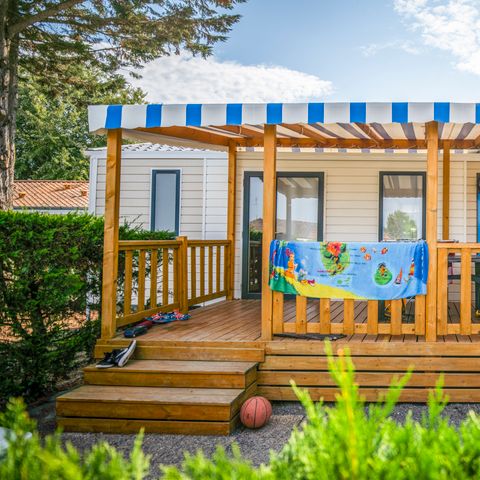 Mobile home 6 persons - 3 bedrooms 6 people Semi-covered terrace TV