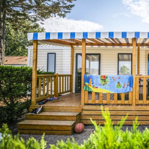 MOBILE HOME 6 people - 3-room mobile home sleeps 6 - TV