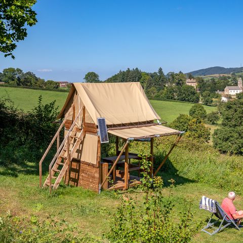 CANVAS AND WOOD TENT 2 people - Standard Bivouac Tent - 5m² - France
