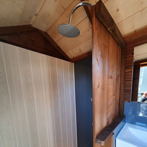 CANVAS AND WOOD TENT 4 people - Standard ecolodge tent 20m² - 2 bedrooms - covered terrace