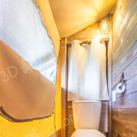 LODGE 5 people - Tente Ecolodge Premium 34m² - 2 bedrooms - covered terrace