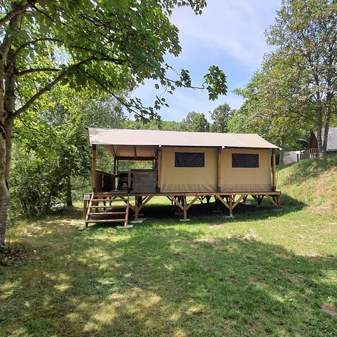 LODGE 5 people - Tente Ecolodge Premium 34m² - 2 bedrooms - covered terrace