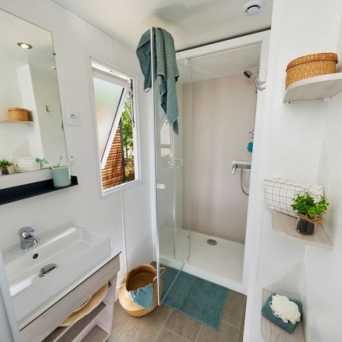MOBILE HOME 4 people - Premium 33m² - 2 bedrooms - covered terrace