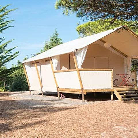 CANVAS AND WOOD TENT 4 people - Maasai Lodge (MA4)