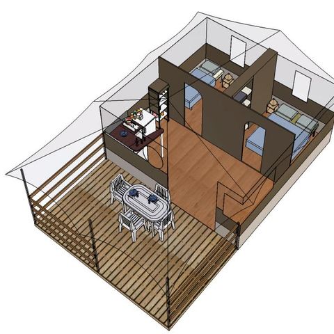 TENT 5 people - FREELODGE