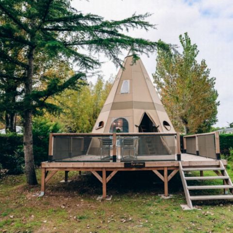 UNUSUAL ACCOMMODATION 4 people - TIPI 4 PERS- 2 bedrooms