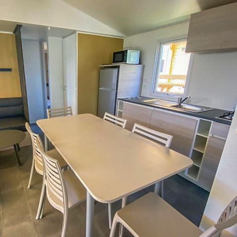 Mobile home 6 persons - Mobile Home 2 bed 4/6 pers Semi-covered terrace TV