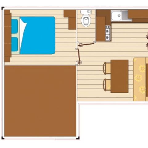Mobile home 4 persons - 4-person 2-bedroom mobile home Cocoon 23m² - mobile home