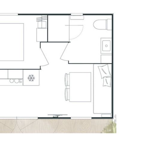 Mobile home 4 persons - Mobile-home Cocoon 4 people 1 bedroom 20m² - mobile home