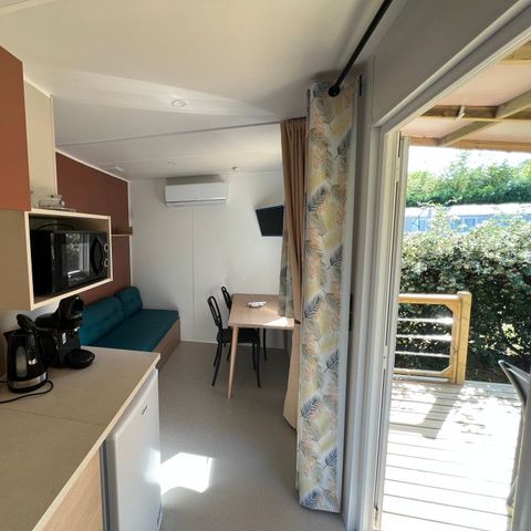 MOBILE HOME 2 people - 2 pers air conditioning