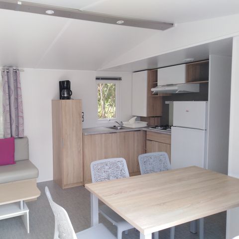 MOBILE HOME 6 people - 6 pers 2 sdb air conditioning