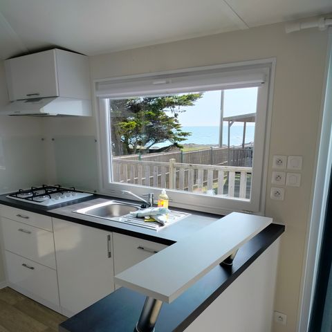 MOBILE HOME 4 people - 2 bedroom mobile home - sea view - 3rd and 4th row