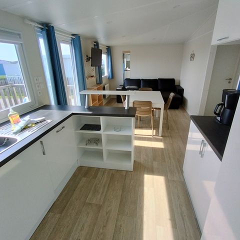 MOBILE HOME 4 people - 2 bedroom mobile home - sea view - 3rd and 4th row