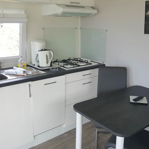 MOBILE HOME 2 people - Mobile home 1 bedroom Sea view