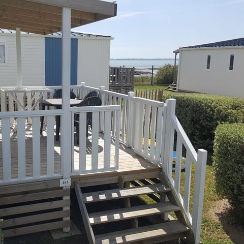 MOBILE HOME 2 people - Mobile home 1 bedroom Sea view