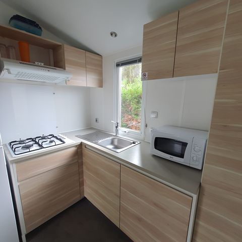 MOBILE HOME 4 people - VIP - 29 m² - 2 bedrooms - Double terrace + SPA (maximum 2 adults or family)