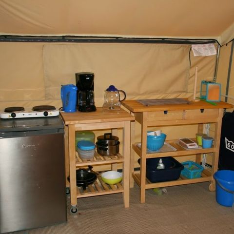 Tent 4 persons - COTTON LODGE NATURE (without sanitary facilities)