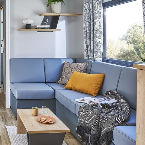 MOBILE HOME 6 people - PREMIUM 3 BEDROOMS - AIR CONDITIONING + TV + MASTER SUITE