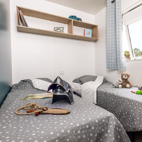 Mobile home 5 persons - Select TV LV Clim - 2 bedrooms / 2 shower rooms - 4/5 pers.