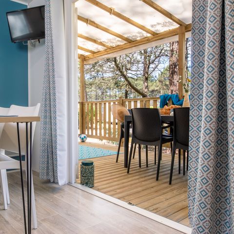 Mobile home 5 persons - Select TV LV Clim - 2 bedrooms / 2 shower rooms - 4/5 pers.