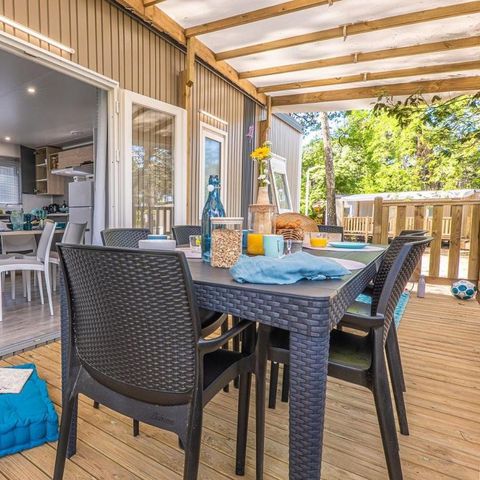 MOBILE HOME 6 people - COSY GRAND CONFORT - 3 bedrooms - CLIM - TV