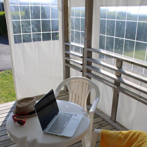 MOBILE HOME 2 people - NEPTUNE Standard mobile home 25m² - 1 bedroom + 9m² covered terrace