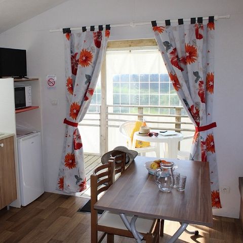 MOBILE HOME 2 people - NEPTUNE Standard mobile home 25m² - 1 bedroom + 9m² covered terrace