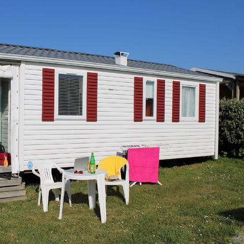 MOBILE HOME 2 people - NEPTUNE Standard mobile home 25m² - 1 bedroom + 9m² covered terrace