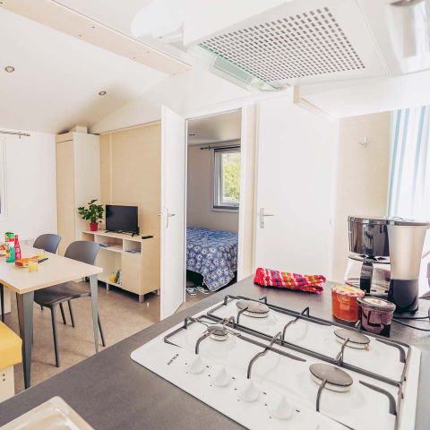 MOBILE HOME 4 people - Comfort Mobile-home BAHIA 27m² - 2 bedrooms + semi-covered terrace