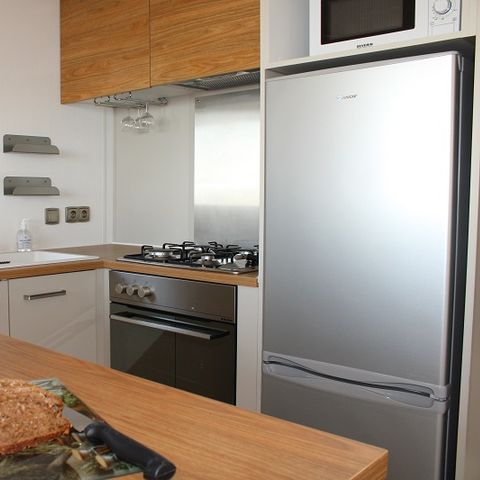 MOBILE HOME 4 people - Mobile home Premium HORIZON 40m² - 2 bedrooms + semi-covered terrace 15m² - Sea view