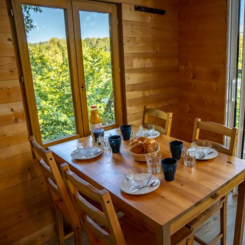 UNUSUAL ACCOMMODATION 4 people - Robin Hood Hanging Hut (shared sanitary facilities)