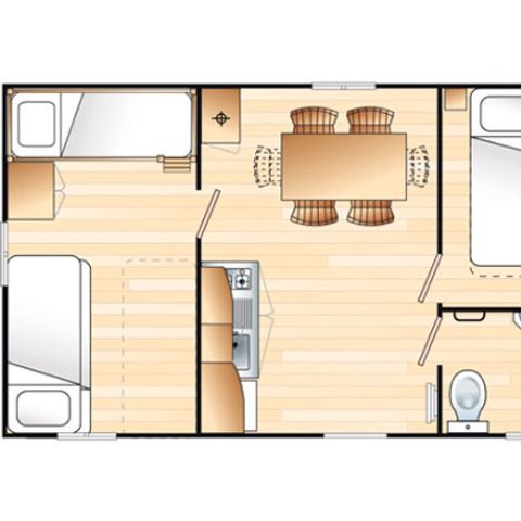 MOBILE HOME 5 people - DOMINO